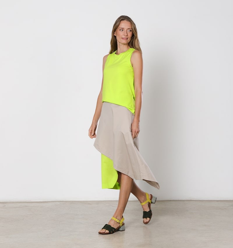 Chie Mihara FALDA FEBE MARRON CLARO