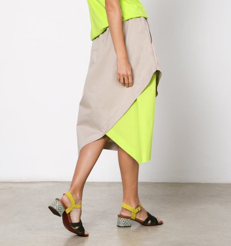 Chie Mihara FALDA FEBE MARRON CLARO