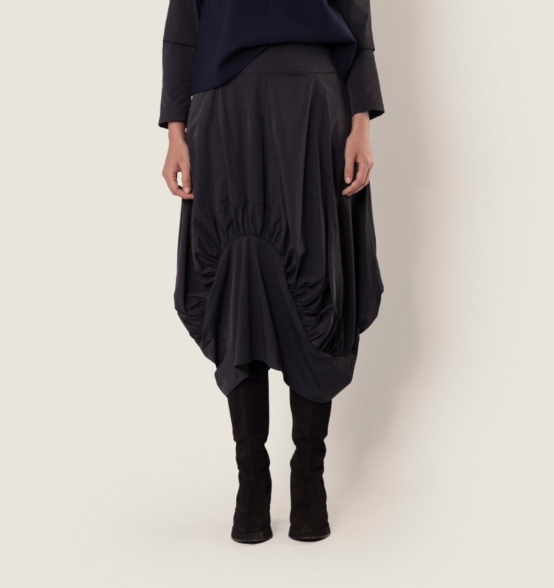 Chie Mihara FALDA SKIM AZUL MARINO