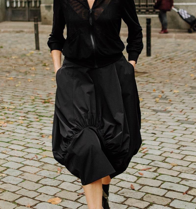 Chie mihara FALDA SKIM NEGRO