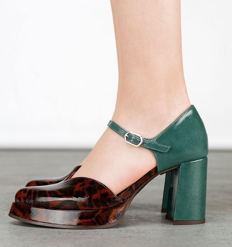 Chie Mihara FASI BROWN GREEN