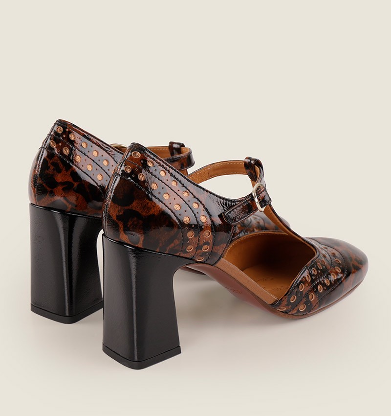 Chie Mihara MANTE BROWN & BLACK