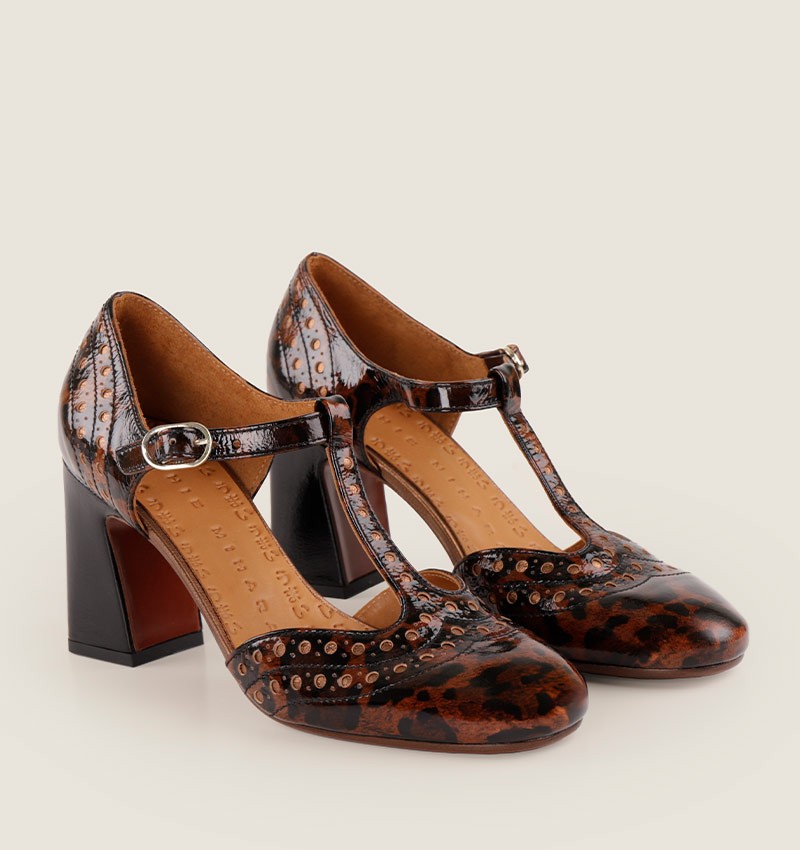 Chie Mihara MANTE BROWN & BLACK