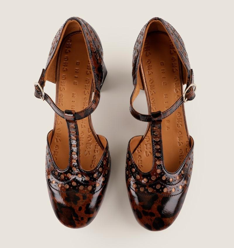 Chie Mihara MANTE BROWN & BLACK