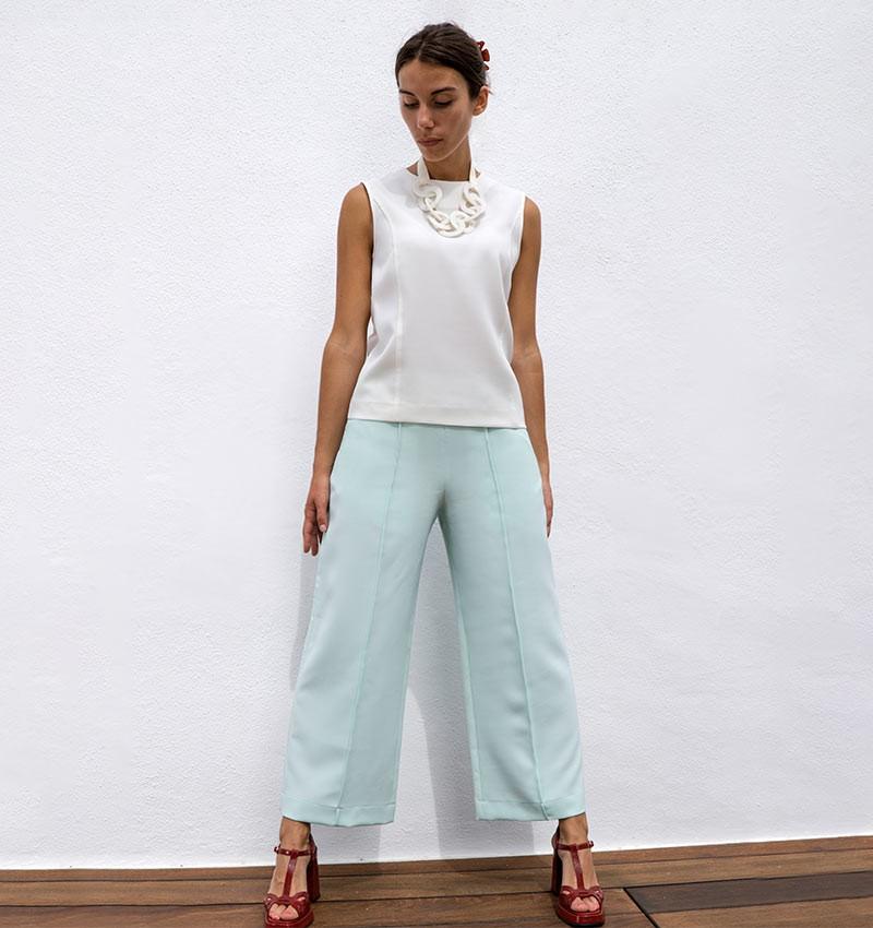 Chie mihara PANTALON BIBA AZUL CLARO