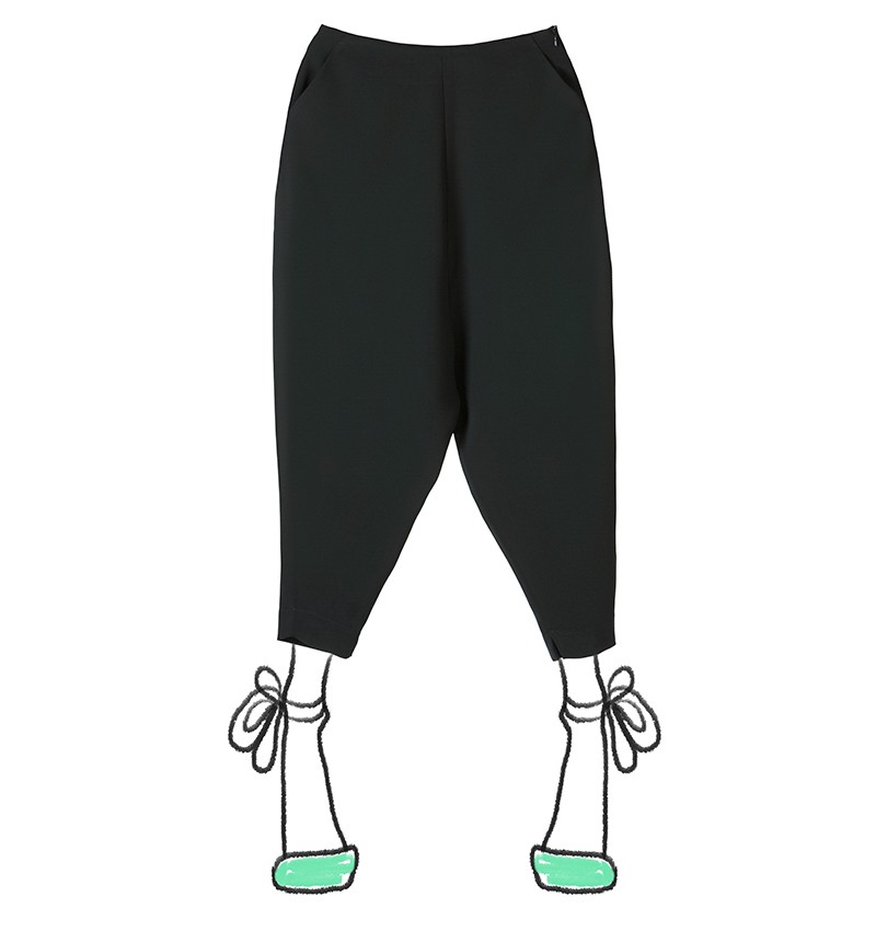 Chie Mihara PANTALON BOATE NEGRO