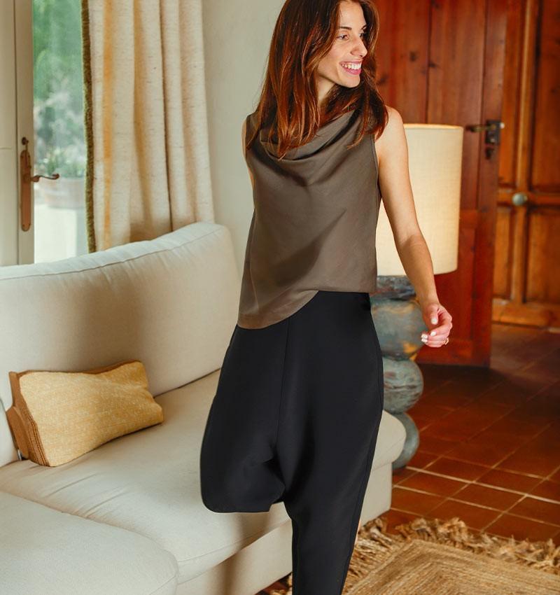 Chie mihara PANTALON BOATE NEGRO