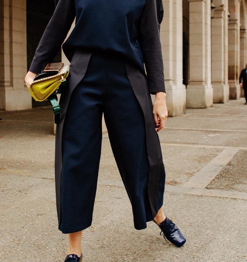 Chie mihara PANTALON PAGE AZUL MARINO