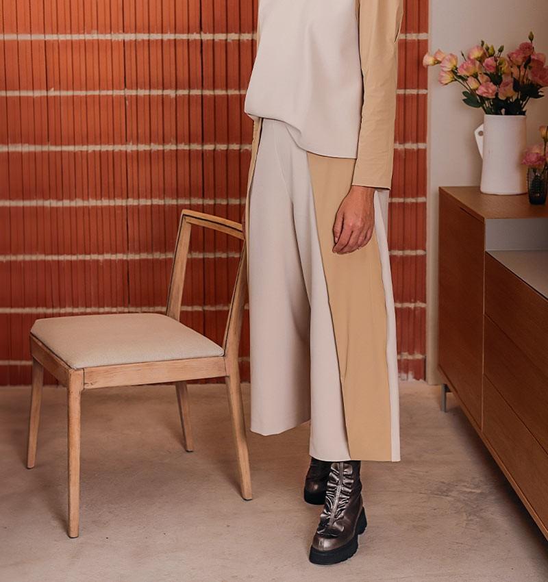 Chie Mihara PANTALON PAGE MARRON CLARO