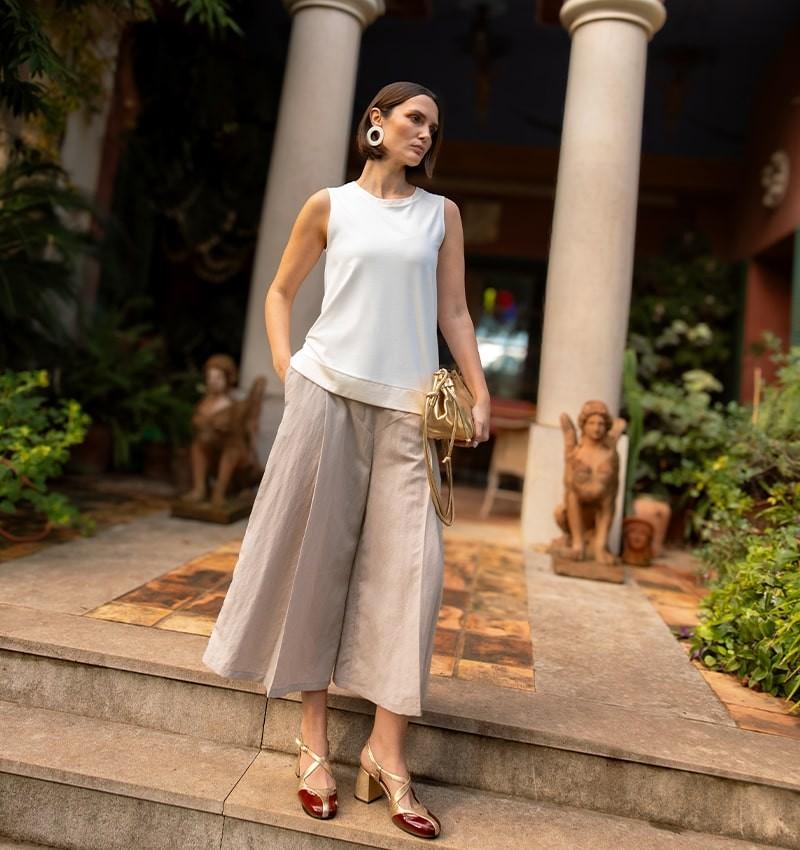 Chie mihara PANTALON PAMIRA NUDE