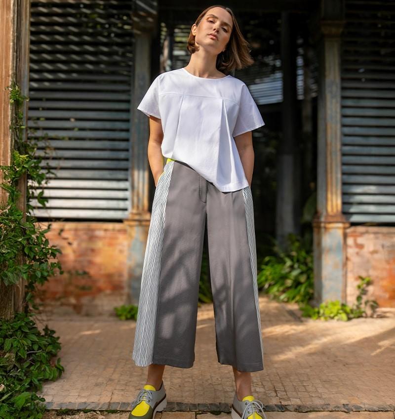 Chie mihara PANTALON PARIS GRIS