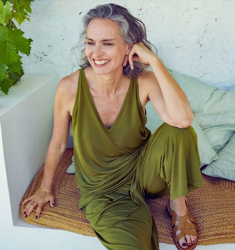 Chie mihara PANTALON PASTICHE VERDE