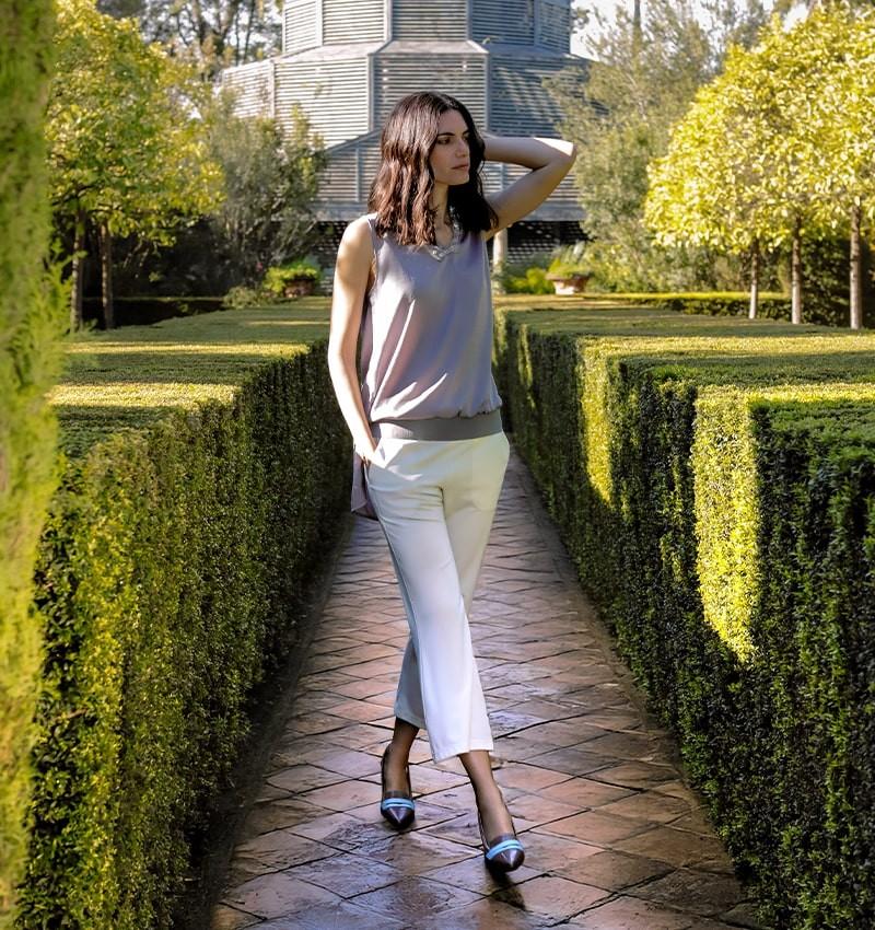 Chie mihara PANTALON PETRA BLANCO