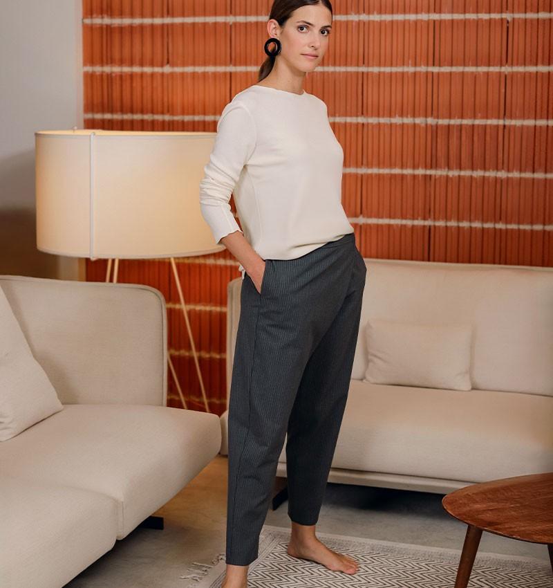 Chie mihara PANTALON PISA GRIS