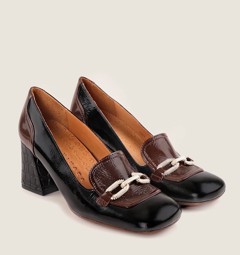 Chie Mihara SOTEL BLACK AND BROWN