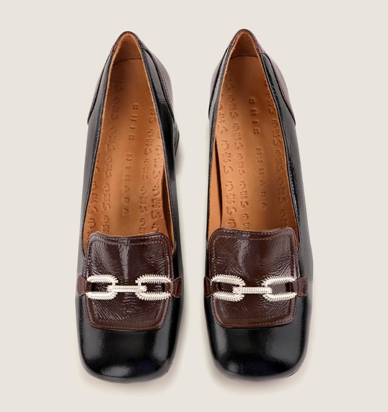 Chie Mihara SOTEL BLACK AND BROWN