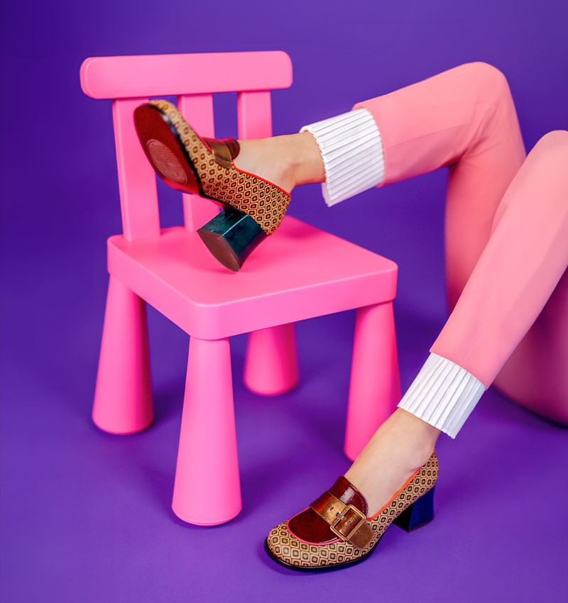 Chie mihara TEISIN BROWN GREEN