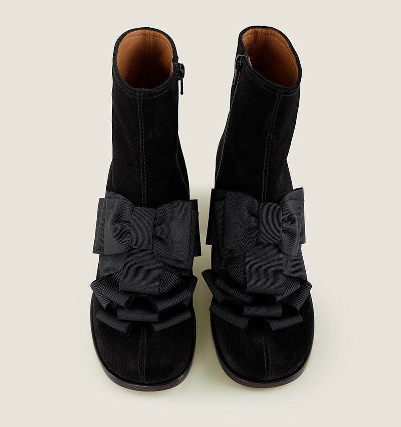 Chie Mihara TELAZO BLACK CORDUROY