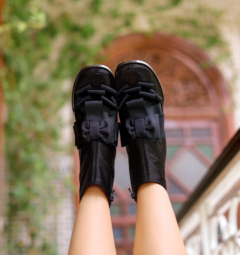 Chie mihara TELAZO BLACK CORDUROY