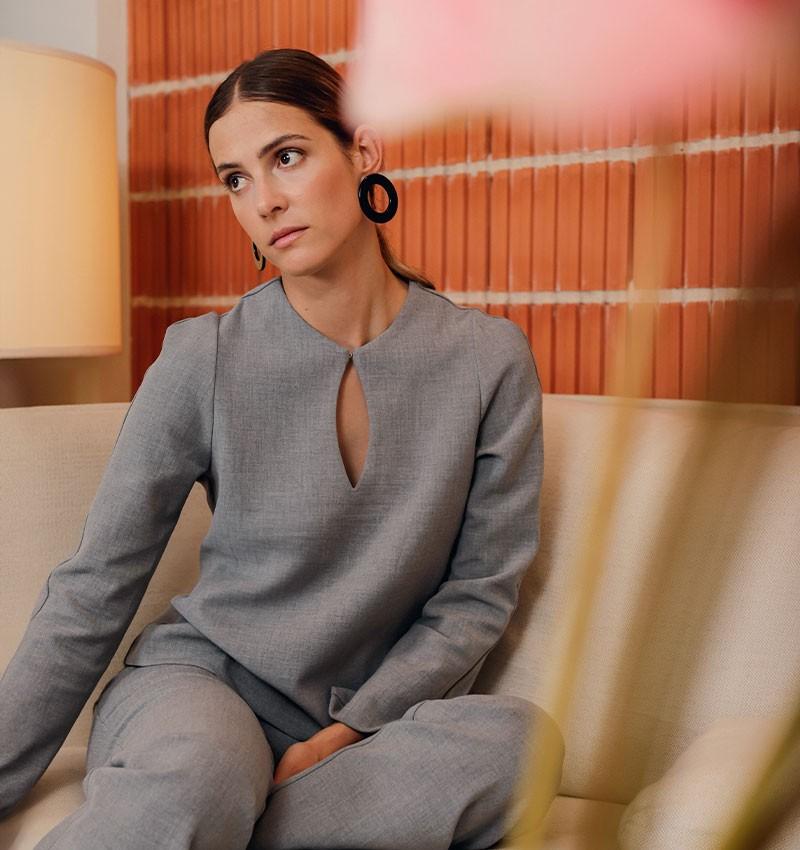 Chie mihara TOP BABI GRIS