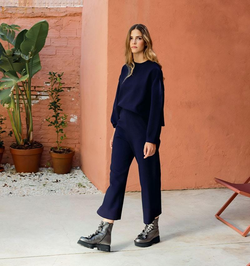 Chie Mihara TOP BELINDA AZUL MARINO