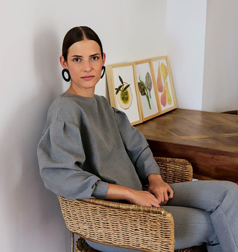 Chie mihara TOP BELINDA GRIS