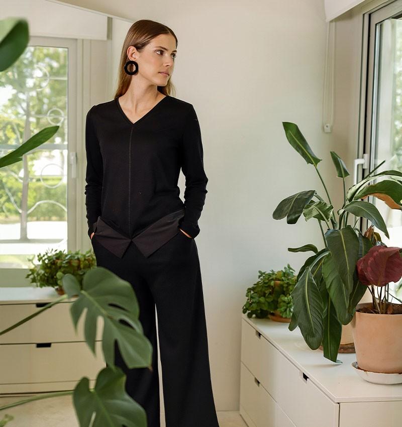 Chie mihara TOP BRAMA NEGRO