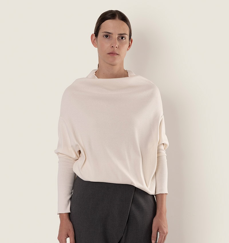 Chie Mihara TOP BRIDA BLANCO