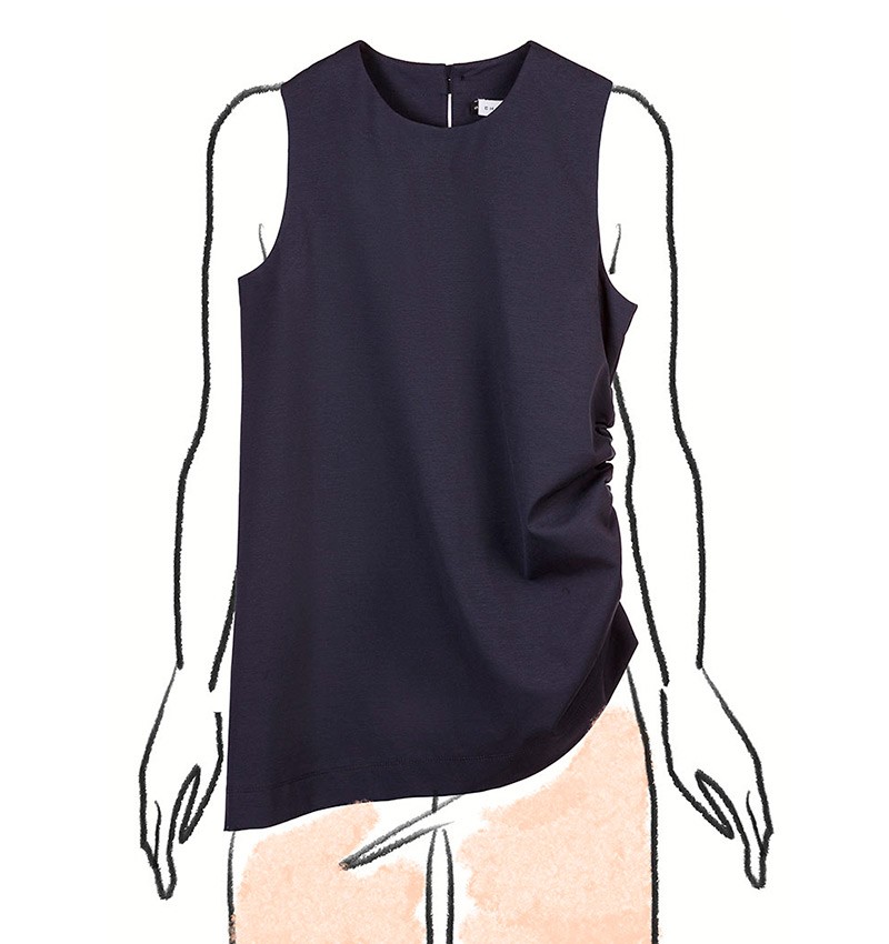 Chie Mihara TOP LARA AZUL MARINO