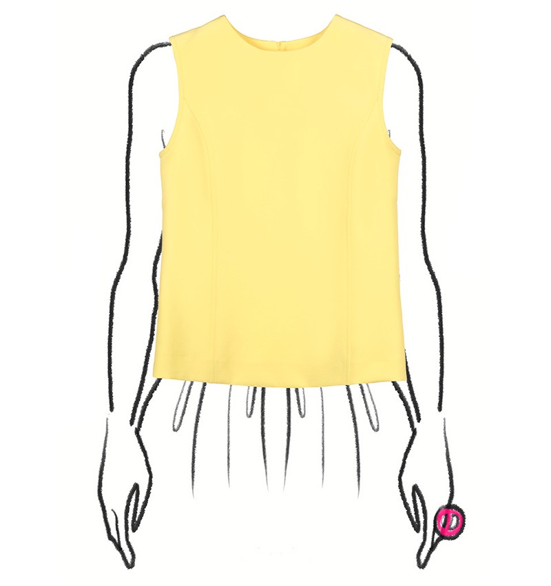 Chie Mihara TOP LIONA AMARILLO