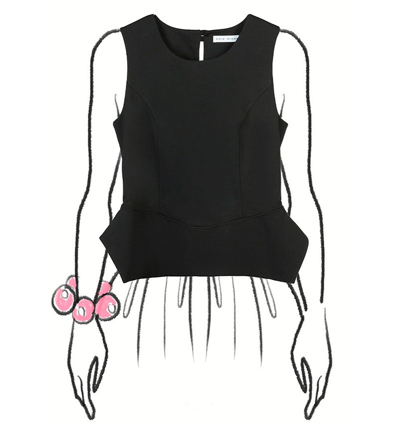 Chie Mihara TOP LUCI NEGRO