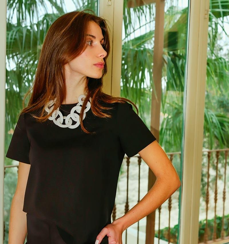 Chie mihara TOP LUMI NEGRO