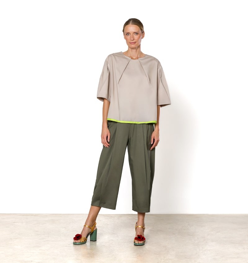 Chie Mihara TOP TONATA MARRON CLARO