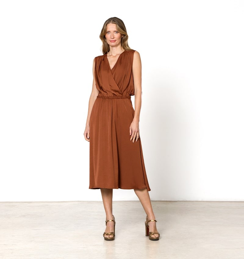 Chie Mihara VESTIDO DAFNE MARRON