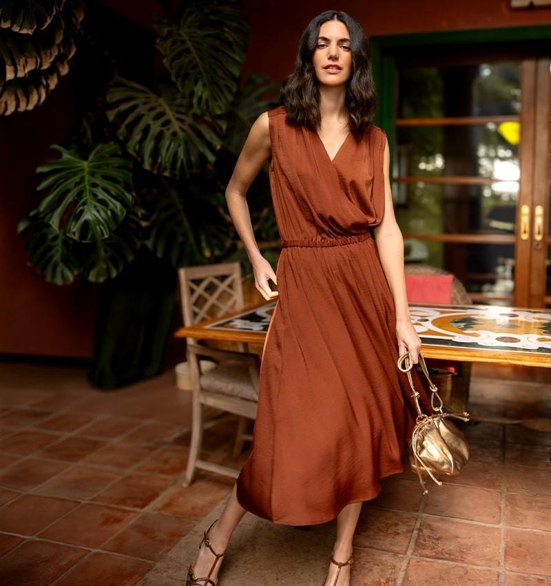 Chie mihara VESTIDO DAFNE MARRON