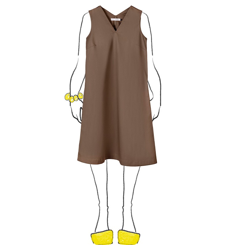 Chie Mihara VESTIDO DEMI VERDE