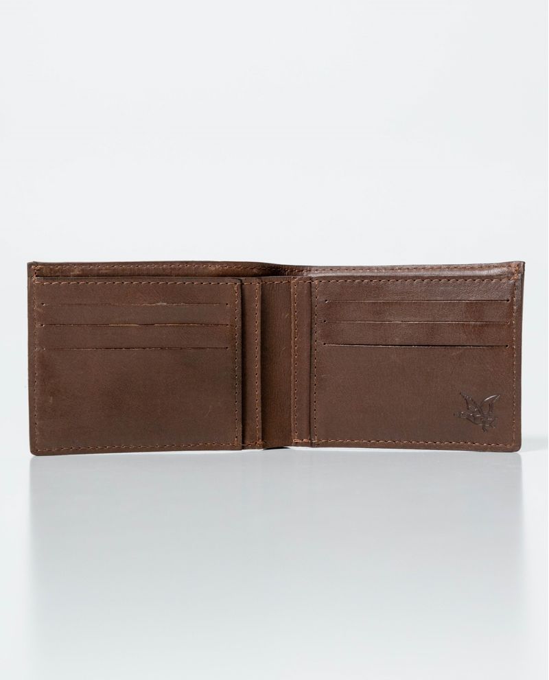 Chevignon Billetera En Cuero Formato Horizontal Dos Alas Con Portadocumentos Para Hombre