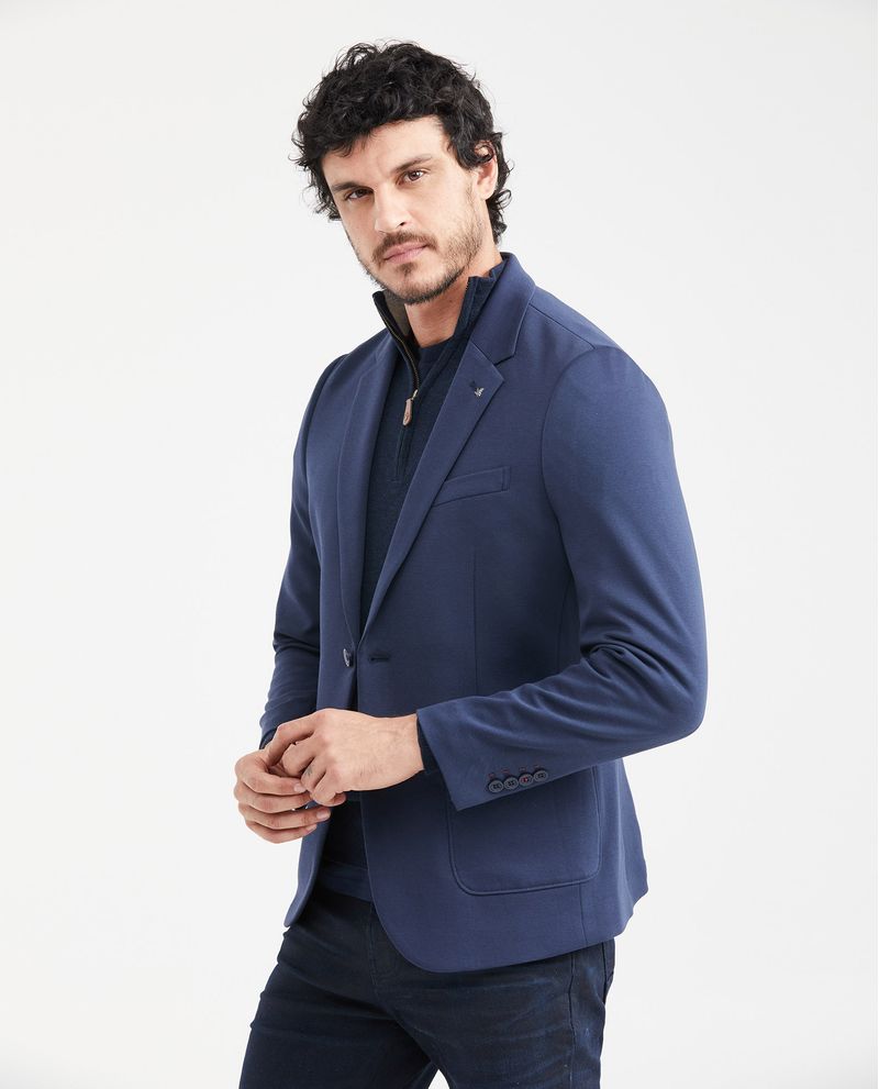 Chevignon Blazer en Tejido de Punto con Bolsillos Funcionales para Hombre