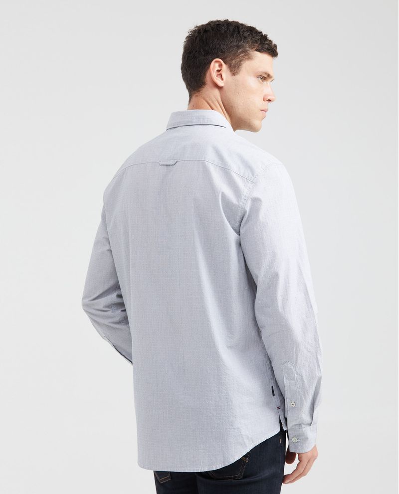 Chevignon Camisa Classic Fit Manga Larga Con Estampado De Rayas Para Hombre