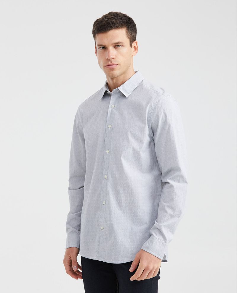 Chevignon Camisa Classic Fit Manga Larga con Estampado de Rayas para Hombre