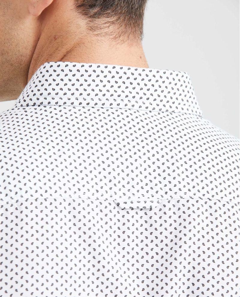 Chevignon Camisa Classic Fit Manga Larga Con Estampado Mini Print Para Hombre