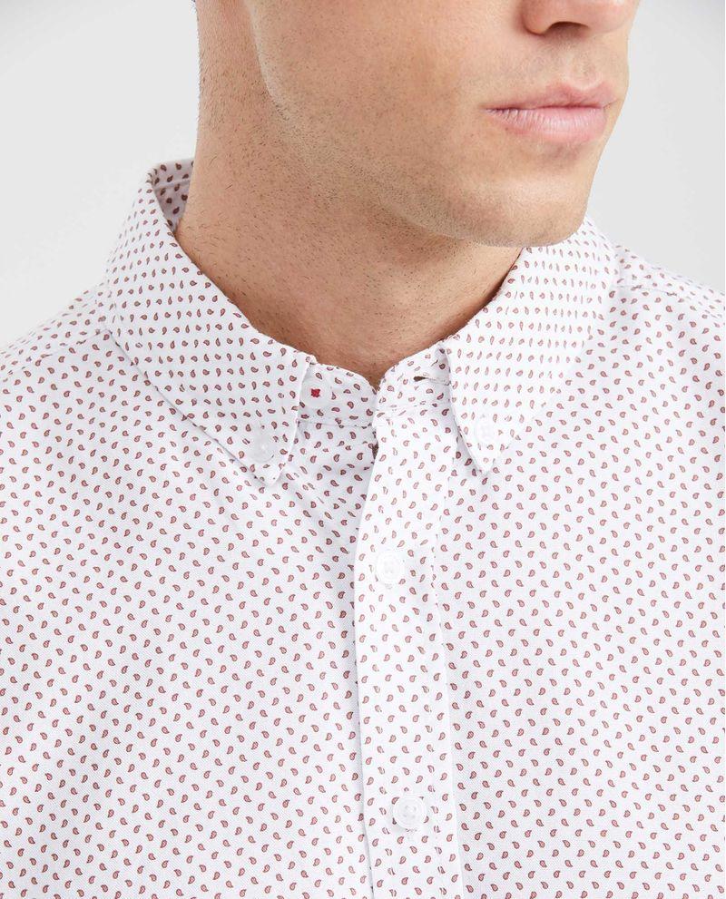 Chevignon Camisa Classic Fit Manga Larga Con Estampado Mini Print Para Hombre