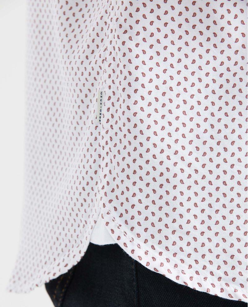 Chevignon Camisa Classic Fit Manga Larga Con Estampado Mini Print Para Hombre
