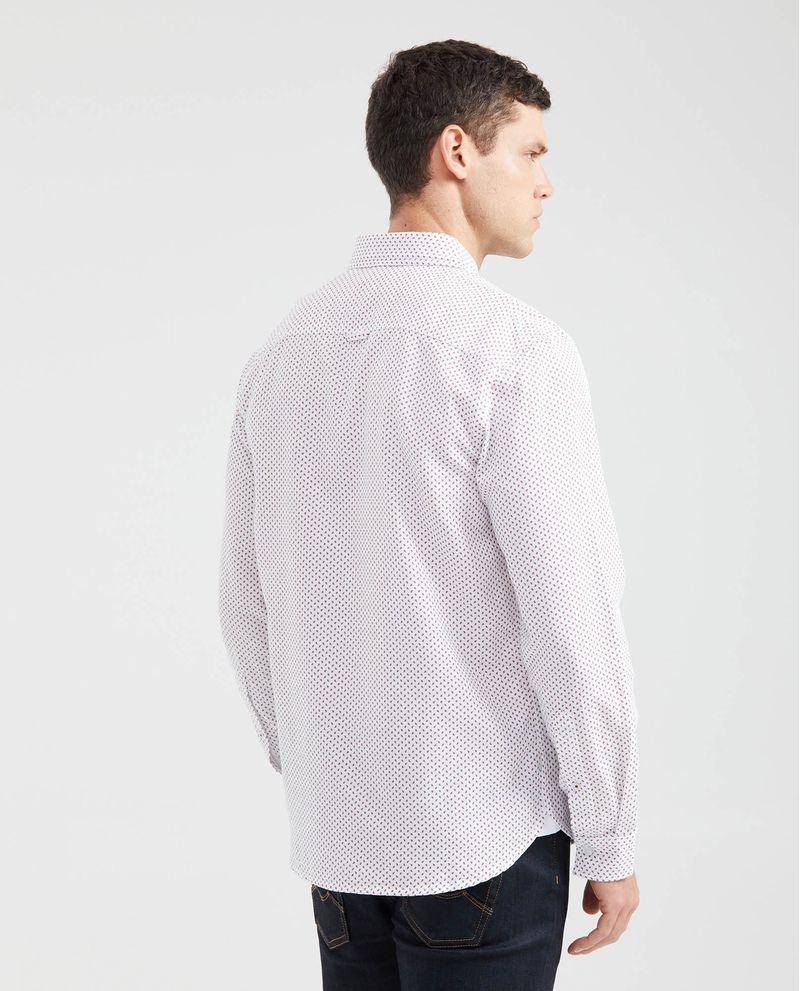 Chevignon Camisa Classic Fit Manga Larga Con Estampado Mini Print Para Hombre