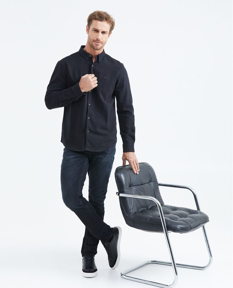 Chevignon Camisa Classic Fit Manga Larga Xxxx Para Hombre