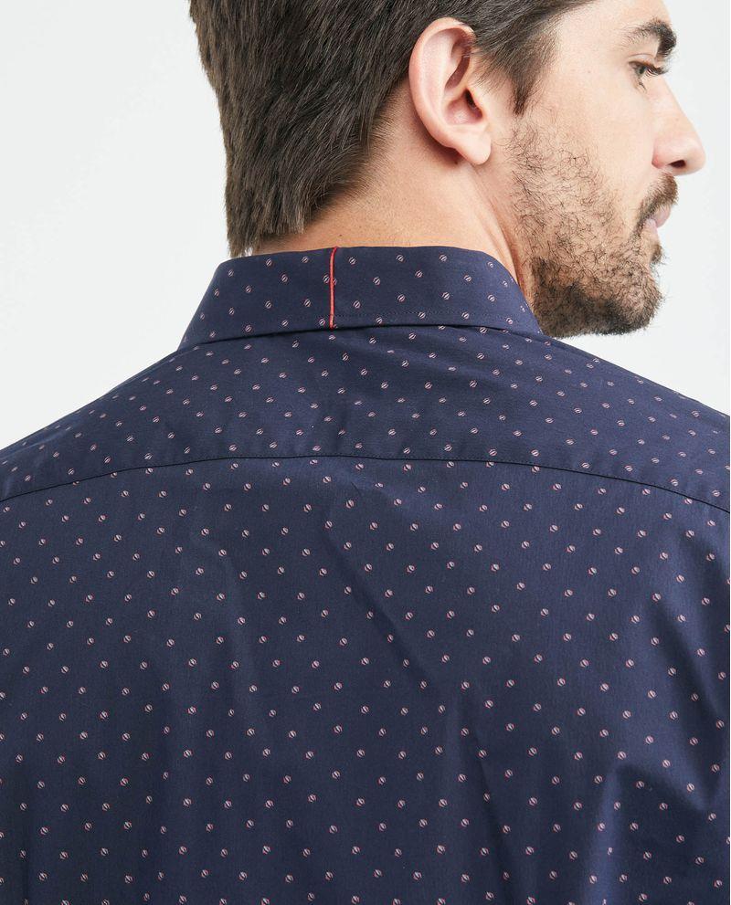 Chevignon Camisa Premium De Hombre Slim Fit Manga Larga - Mini Print Coolmax