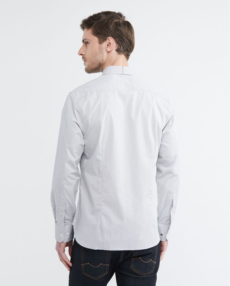 Chevignon Camisa Premium De Hombre Slim Fit Manga Larga - Mini Cuadros Efecto Dobby