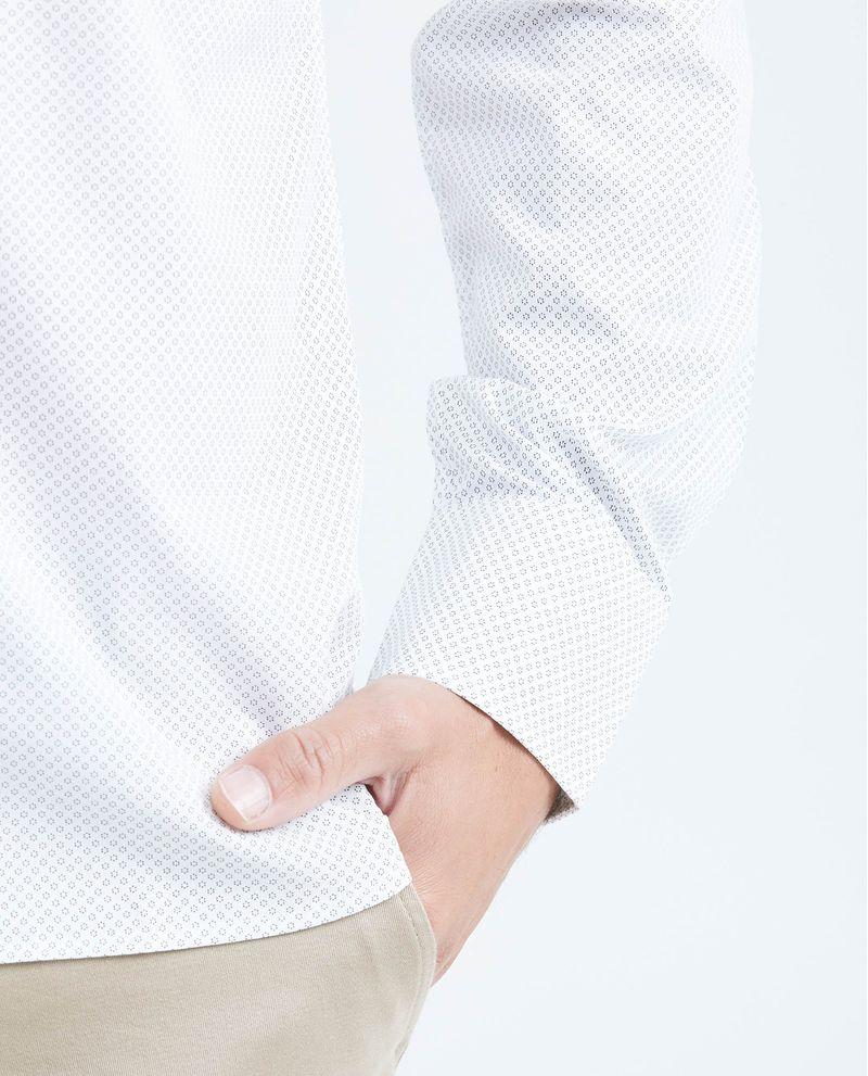 Chevignon Camisa Premium Manga Larga Con Estampado Mini Print Para Hombre