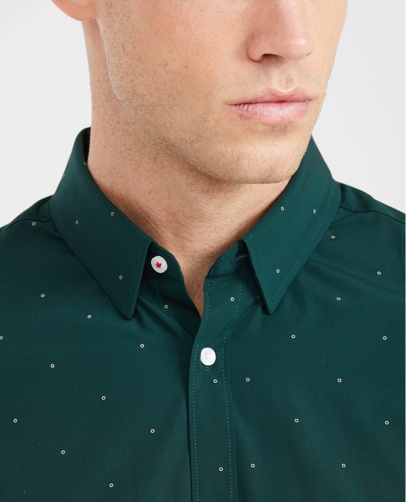 Chevignon Camisa Premium Slim Fit Manga Larga Con Estampado Mini Print Para Hombre