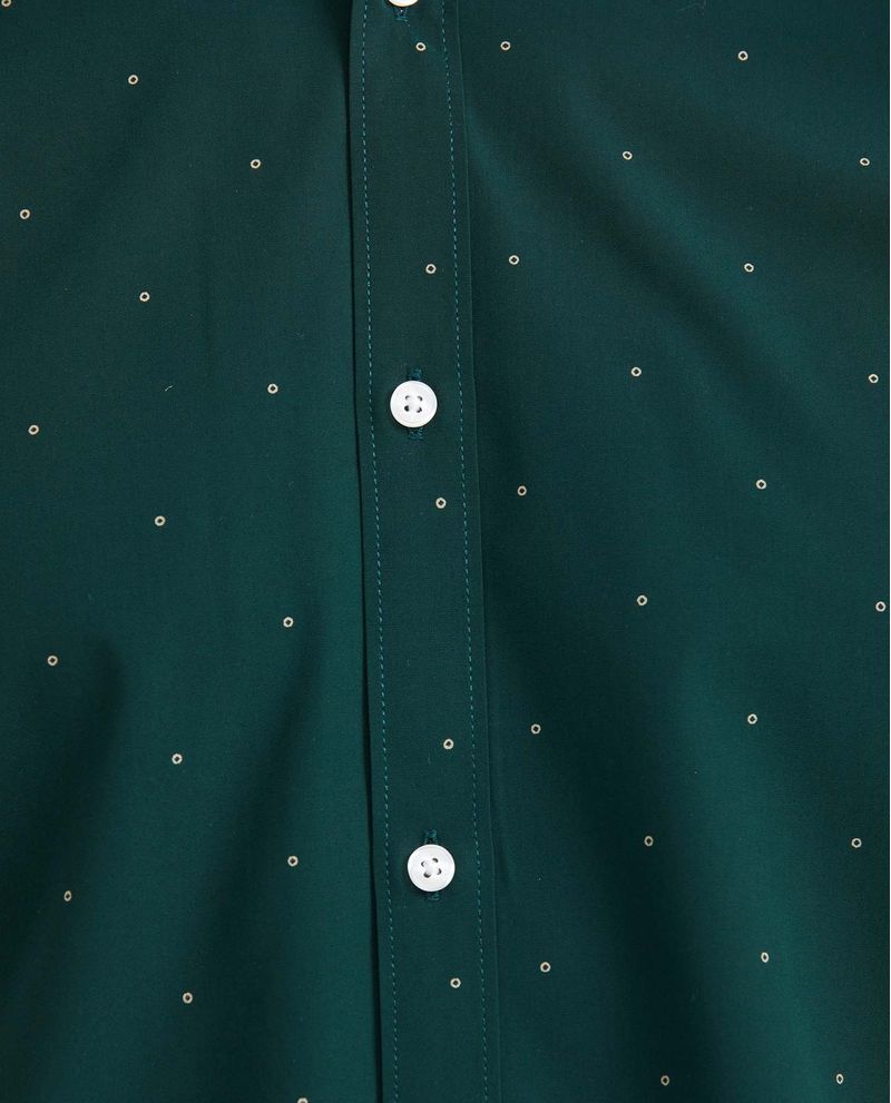 Chevignon Camisa Premium Slim Fit Manga Larga Con Estampado Mini Print Para Hombre